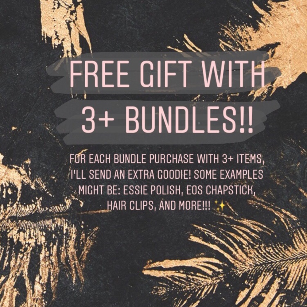 ✨gift with bundle purchase✨